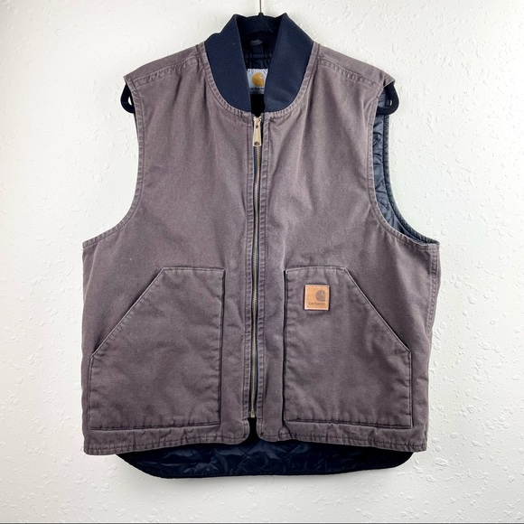 Carhartt Other - Carhartt Brown Vest with Black Collar